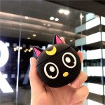 Wholesale Cute Design Cartoon Silicone Cover Skin for Airpod (1 / 2) Charging Case (Moon Cat)
